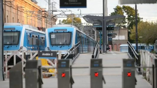 La Fraternidad: “No tomamos medidas, los trenes circulan con precaución por el estado de las vías"