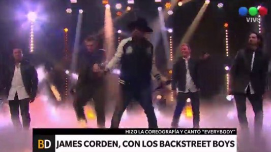 James Corden, el sexto Backstreet Boys