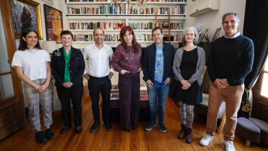 Cristina Kirchner se reunió con los candidatos de Fuerza Patria en la Ciudad de Buenos Aires