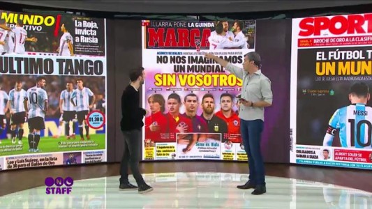 Los diarios españoles se preocupan por Messi