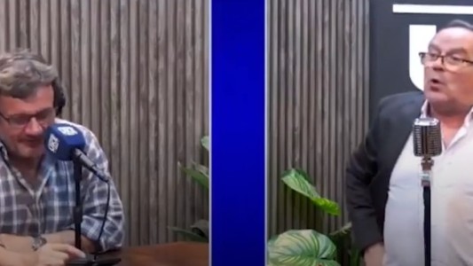 Video: un periodista y un gremialista, a las trompadas en un stream de Uruguay