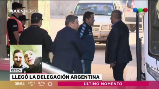 Ya llegó parte del plantel de la selección