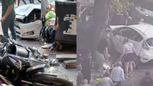 Horror en Córdoba: perdió el control de su auto y atropelló a varios peatones