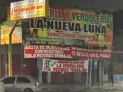Clausuraron la verdulería viral que vende muy barato y llaman a marchar por su reapertura