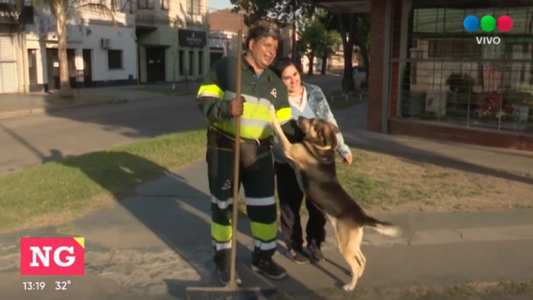 Pablo y Manolo, la conmovedora historia del barrendero y el perro callejero