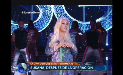 Susana, después de la operación