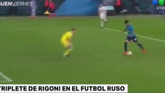 Hat trick de Rigoni en el fútbol ruso