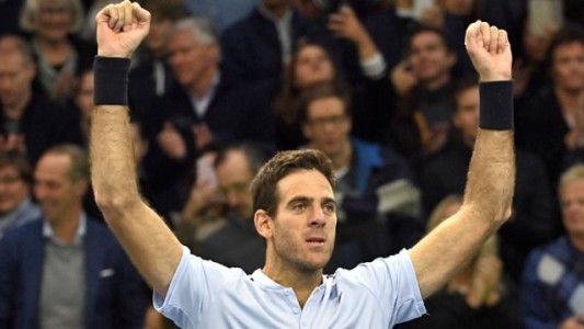 Tras coronarse en Estocolmo, Del Potro quedó a 450 puntos del Masters de Londres