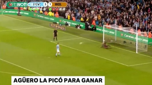 Qué golazo: Agüero la picó y salvó al Manchester City de un papelón