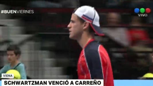 Schwartzman le ganó a Carreño en Viena