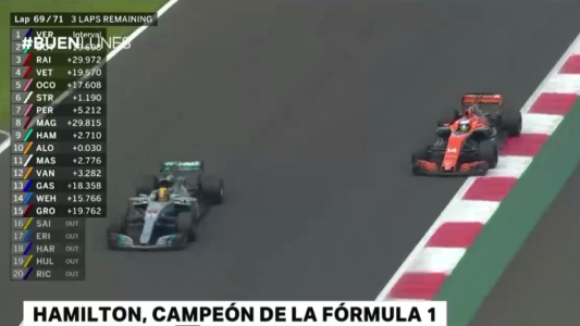 Lewis Hamilton, campeón de la Fórmula 1