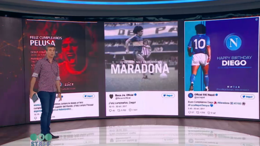 Homenaje a Maradona en su día: el saludo de todos los equipos en los que jugó