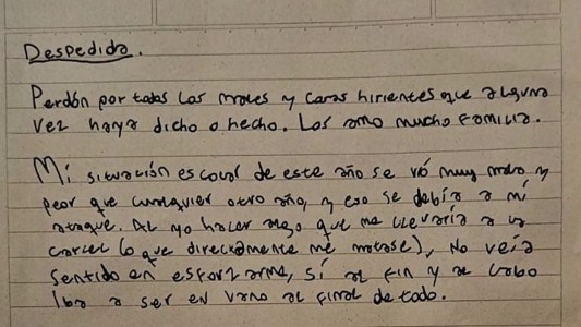 "No aguanto más": las anotaciones del joven que planeaba un tiroteo en Caballito