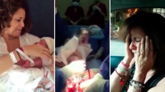 María Fernanda Callejón, otra famosa que difundió un video de su parto