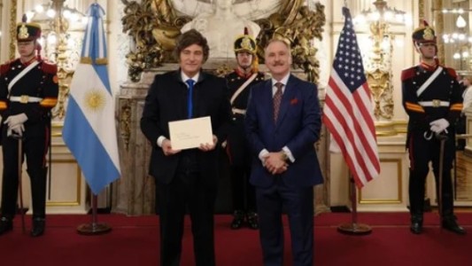 Milei recibió las cartas credenciales del embajador de los Estados Unidos