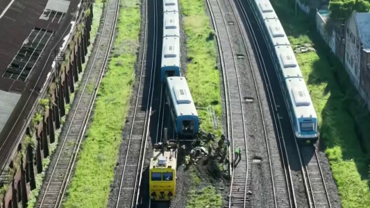 Liniers: continúan las demoras tras el descarrilamiento del Tren Sarmiento