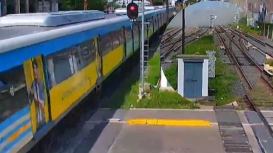 Impactante: así fue el descarrilamiento del tren Sarmiento en Liniers