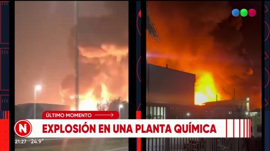 Tragedia en Ezeiza: cayó una avioneta sobre la central térmica y explotó una fábrica