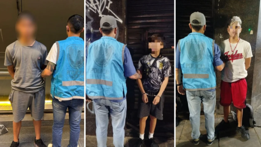 Dos delincuentes de 14 y 15 ya fueron detenidos 27 veces en Capital Federal