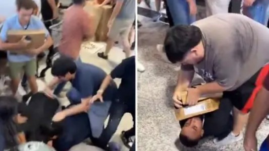 Empujones, corridas y peleas por el Black Friday en Ciudad del Este