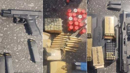 Cayeron tres piratas del asfalto en La Matanza con un arsenal y pedido de captura