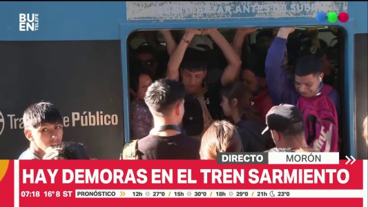 Caos y empujones en el Tren Sarmiento: una interrupción que desató gritos y tensión