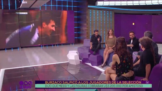 Burzaco salpicó a los jugadores de la Selección