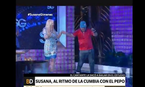 Susana Giménez bailó cumbia junto a El Pepo