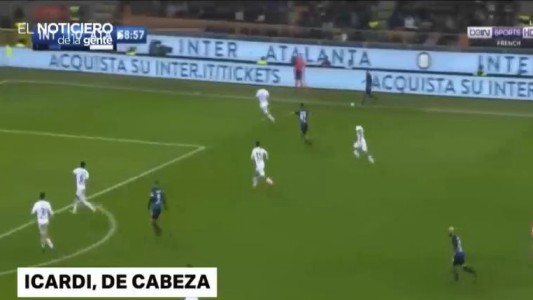 Doblete de cabeza de Icardi