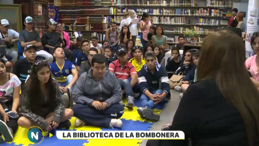 Cómo es la biblioteca que está en la Bombonera