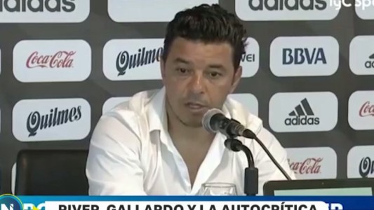 River, Gallardo y la autocrítica