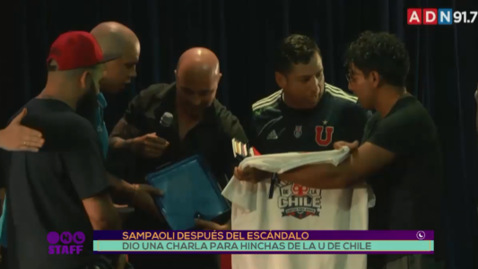 Apareció Sampaoli después del escándalo