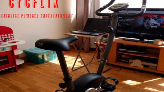 La bicicleta fija que apaga Netflix si dejás de pedalear