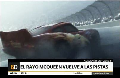 El Rayo McQueen vuelve a las pistas