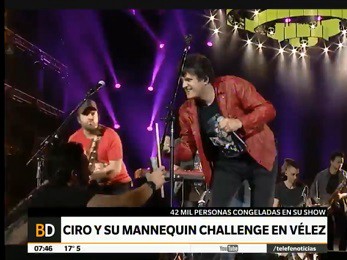 El desafío maniquí más grande del mundo fue en Vélez con Ciro y los Persas