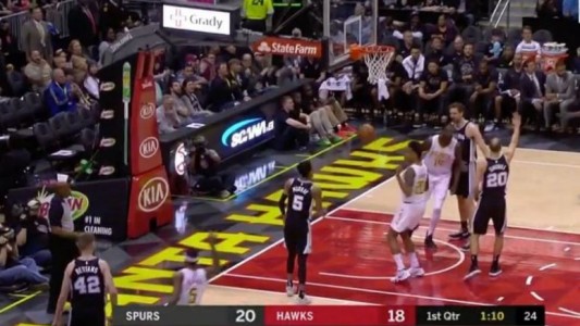 Preocupación en los Spurs: Manu Ginóbili salió lesionado del partido contra Atlanta