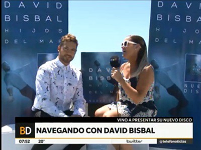 Navegando con el nuevo disco de David Bisbal