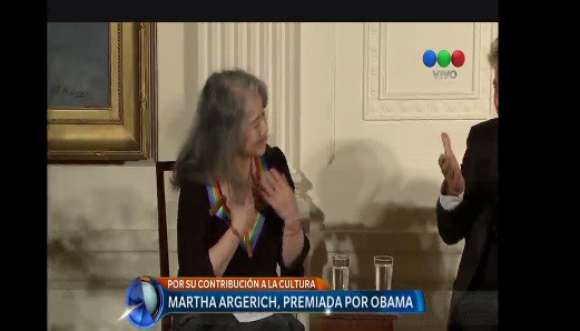 Martha Argerich recibió el Premio Kennedy