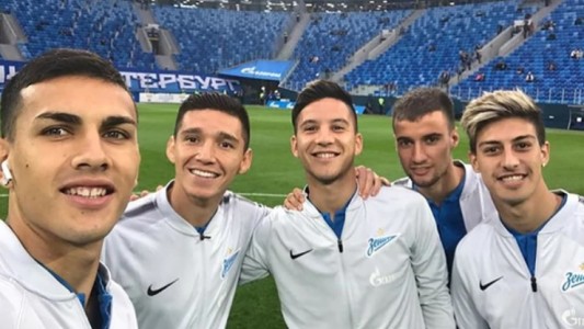 La otra Selección: así viven los cinco argentinos que juegan en el Zenit de Rusia