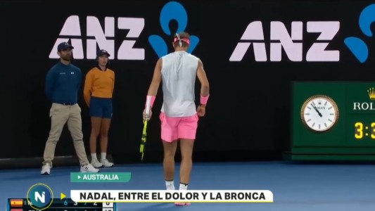 Nadal, entre el dolor y la bronca