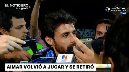 Aimar volvió, jugó y se retiró