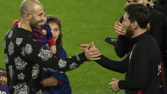 La emotiva despedida de Mascherano