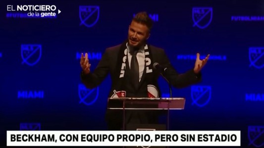 Beckham con equipo propio, pero sin estadio