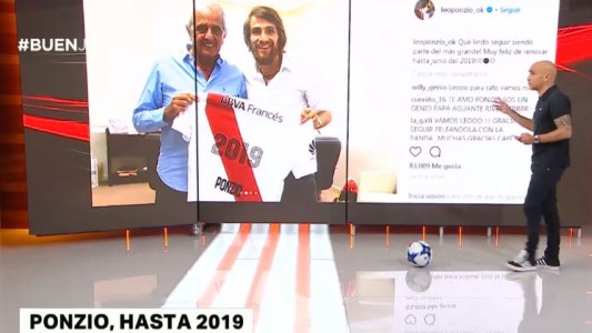 Leo Ponzio, hasta 2019 en River