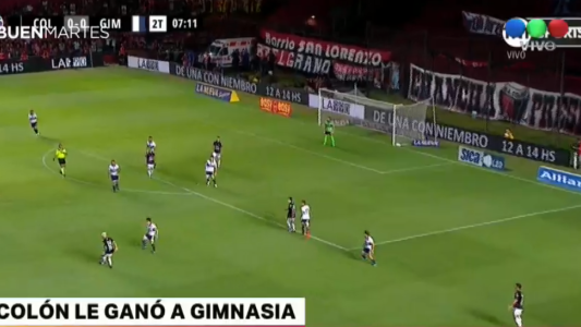 Colón le ganó a Gimnasia