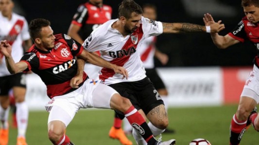 River rescató un empate sobre el final ante Flamengo en Brasil