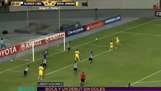 Boca no pudo ante Alianza Lima: "Estamos en una zona difícil"