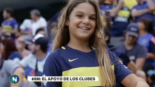 #8M : el homenaje de los clubes de fútbol a las mujeres