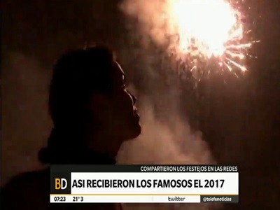 El año nuevo de los famosos