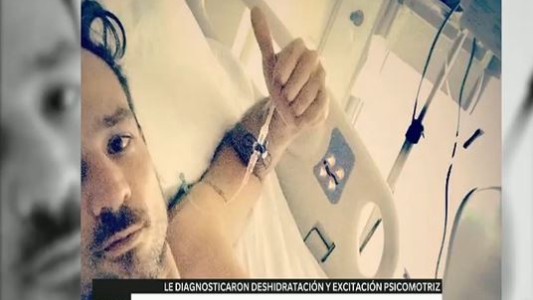 La selfie de Chano Charpentier en terapia intensiva